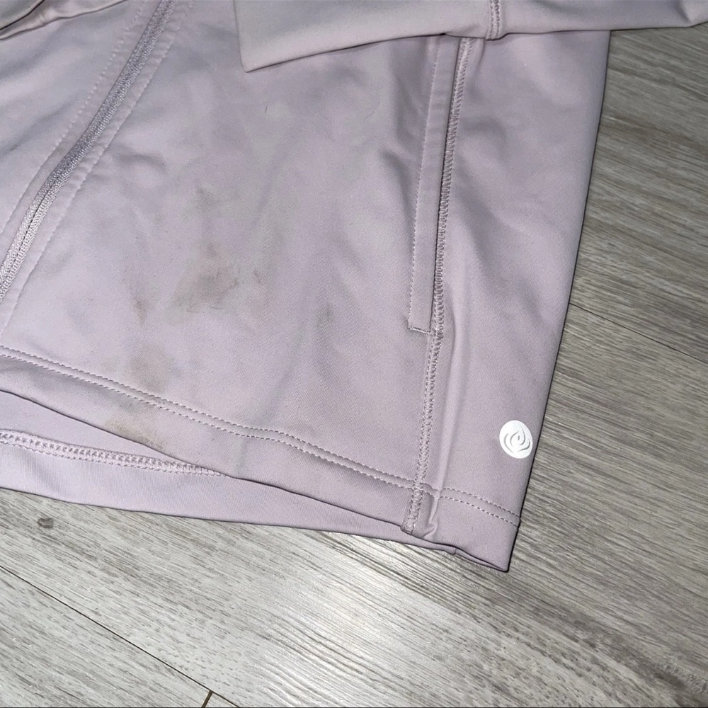 Apana XS Athletic Full Zip Jacket Violet Athleisure Loungewear Sport Gym Workout - Picture 3 of 6